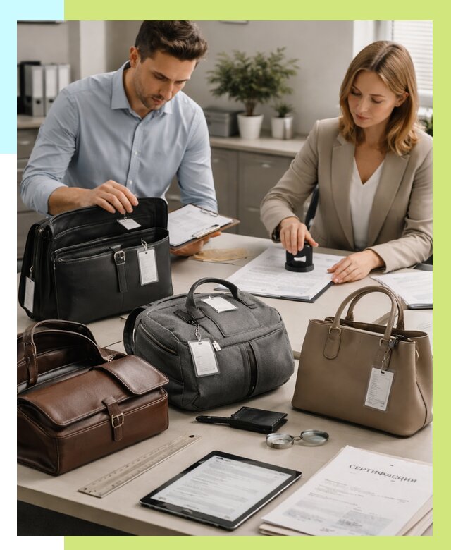 Сертификация сумок в Краснодаре от 7739 руб. | Алешин-Ксд