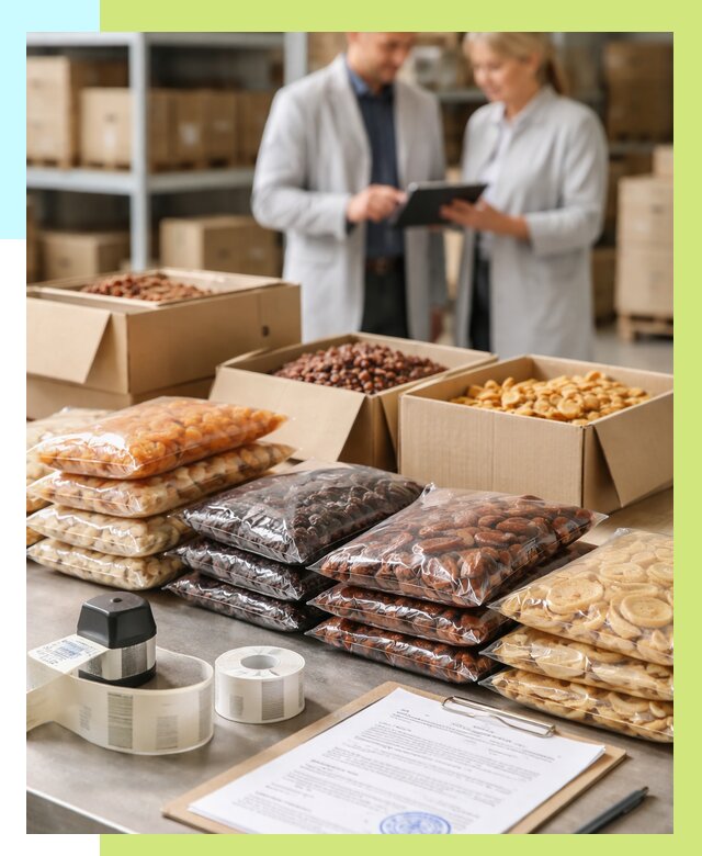 Сертификация сухофруктов в Краснодаре от 12383 р. | Алешин-Ксд под ключ