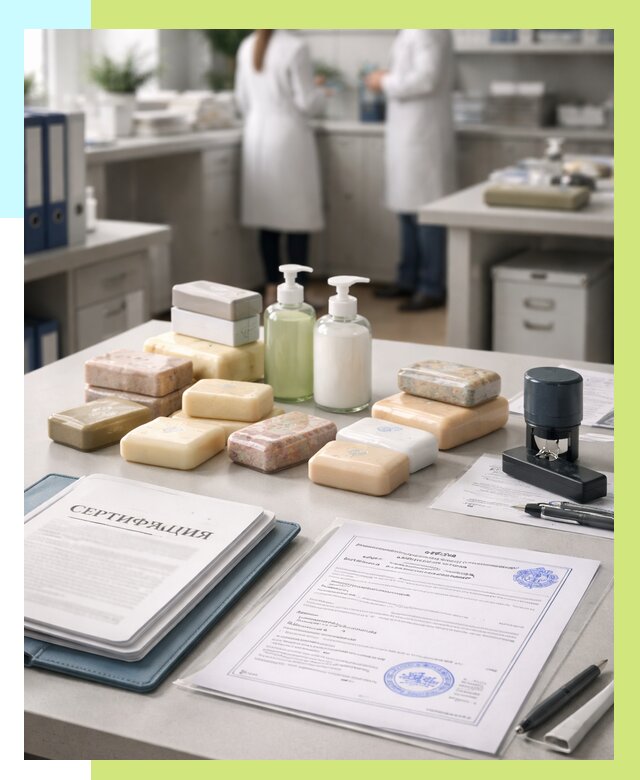 Сертификация мыла и сертификат на мыло в Краснодаре от 12383 | Алешин-Ксд