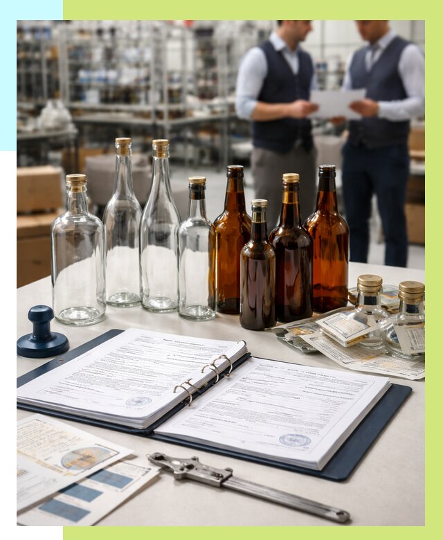 Сертификация стеклянных бутылок в Краснодаре от 25798 р. | Алешин-Ксд