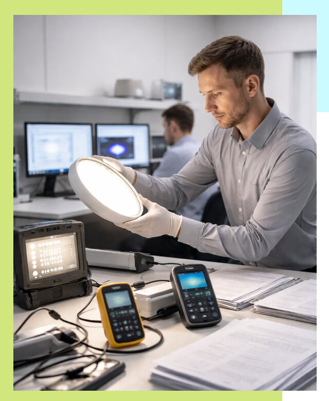 Сертификация светильников в Краснодаре: испытания и оформление