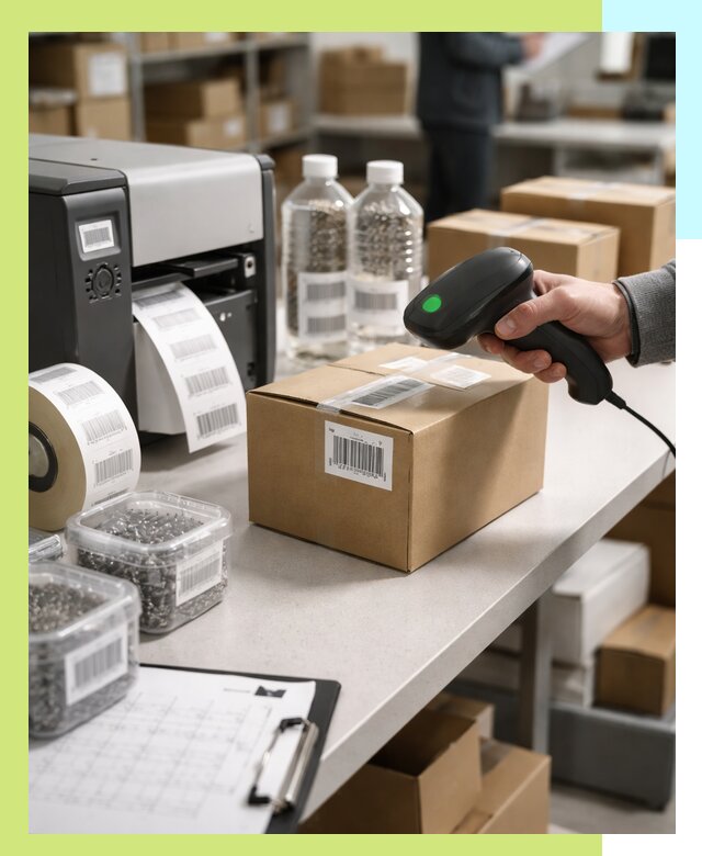 Штрихкодирование продукции и маркировка для продажи в Краснодаре