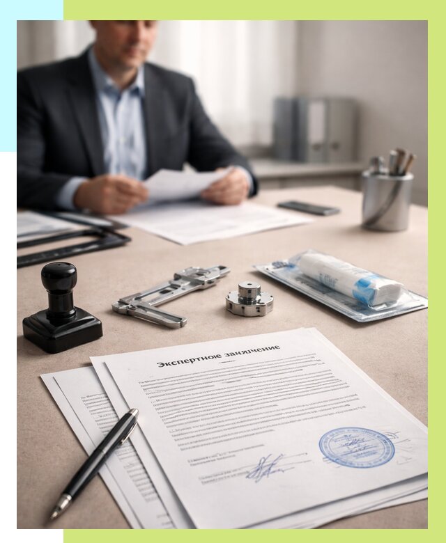 Экспертное заключение на продукцию в Краснодаре от 8771 р. | Алешин-Ксд
