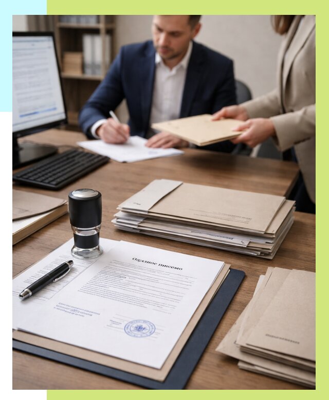 Отказное письмо для таможни в Краснодаре от 3096 р, Алешин-Ксд