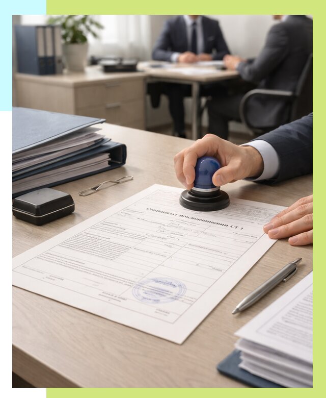 Сертификат происхождения СТ 1 в Краснодаре от 4644 р. | Алешин-Ксд