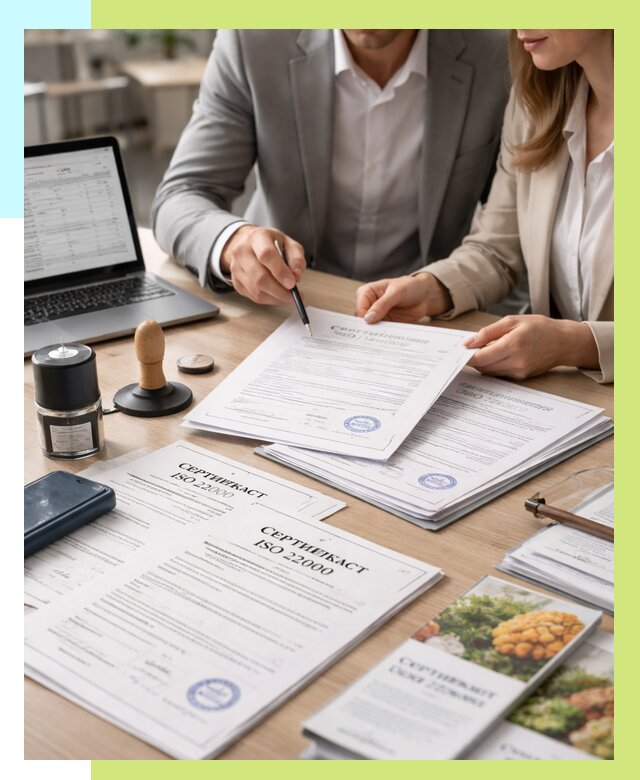 Сертификат ISO 22000 в Краснодаре от 41276 р. под ключ | Алешин-Ксд